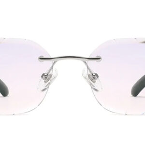 BELVOIR CO Diamond Cut Willow Ice Silver | Black 53