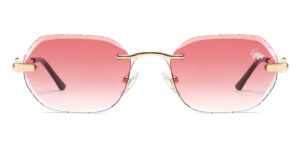 BELVOIR CO Diamond Cut Willow Burnt Red | Gold 53