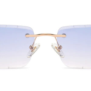 BELVOIR CO Diamond Cut Hampton Blue | Gold 55