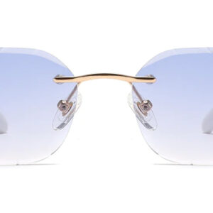 BELVOIR CO Diamond Cut Willow Blue | White 53