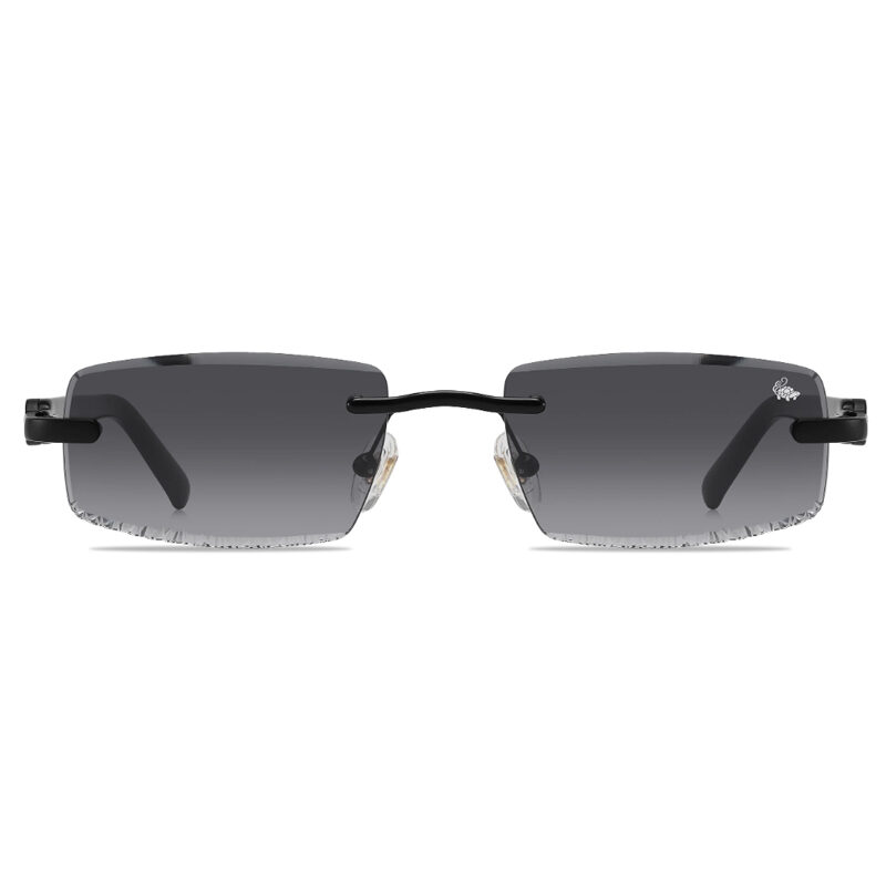 BELVOIR CO Diamond Cut Mabel Smoke Stealth | Black 55
