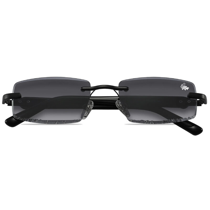 BELVOIR CO Diamond Cut Mabel Smoke Stealth | Black 55
