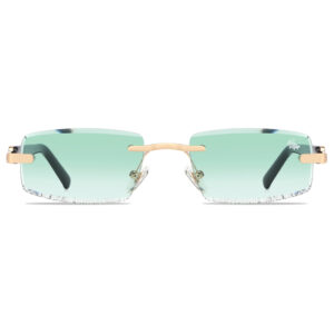 BELVOIR CO Diamond Cut Mabel Green Gold | Black 55